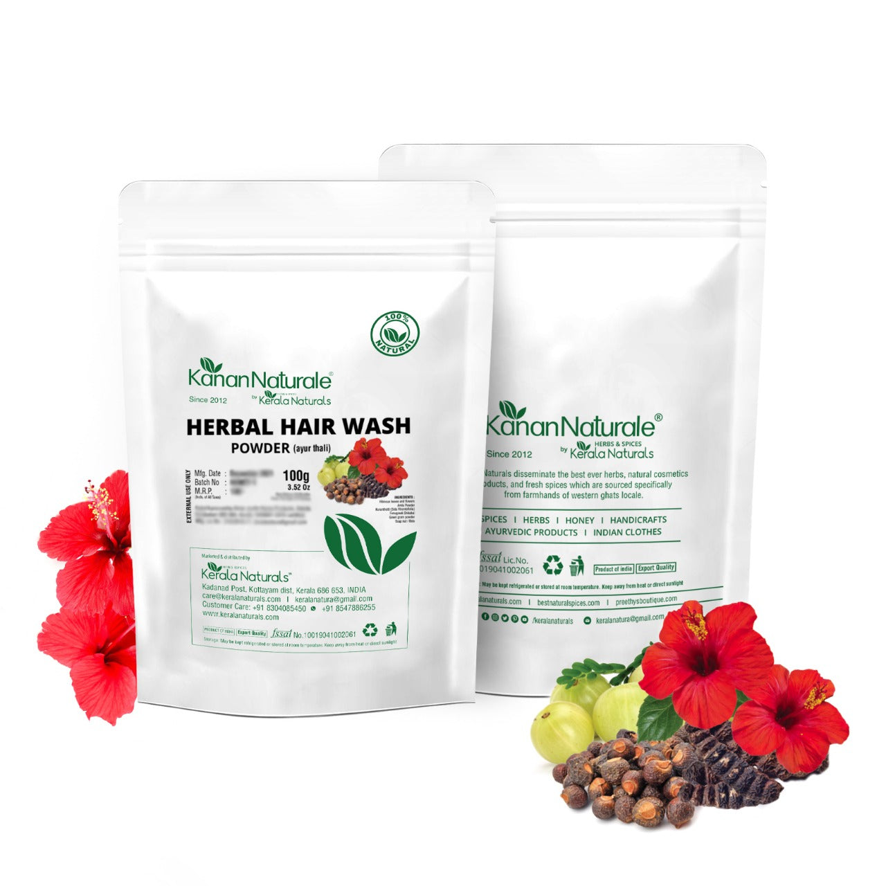 Ayur thali – Herbal Hair wash Powder 100 gm