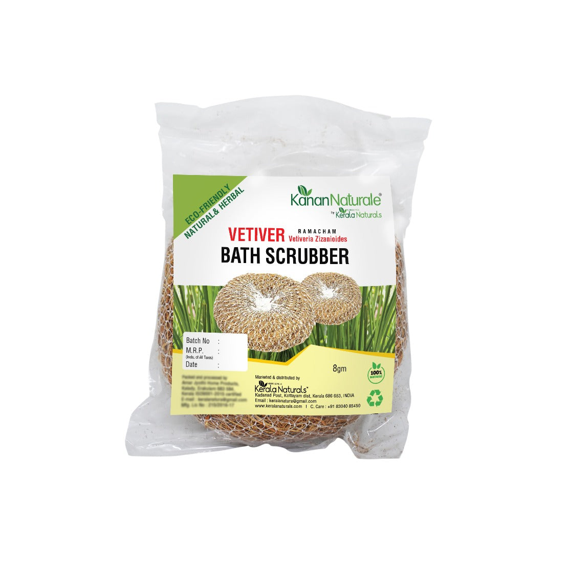 Vetiver (Ramacham) Bath Scrubs