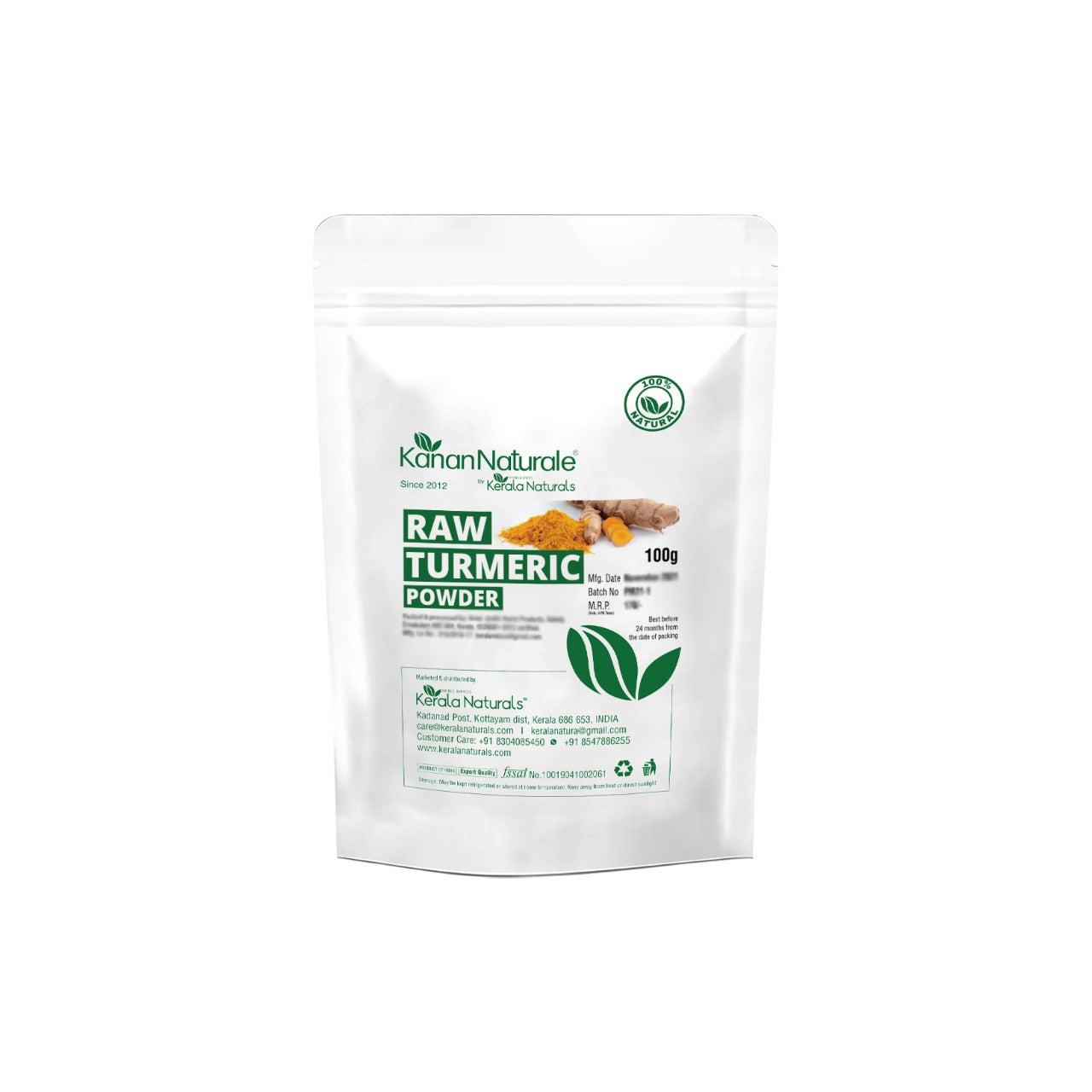 Raw Turmeric Powder