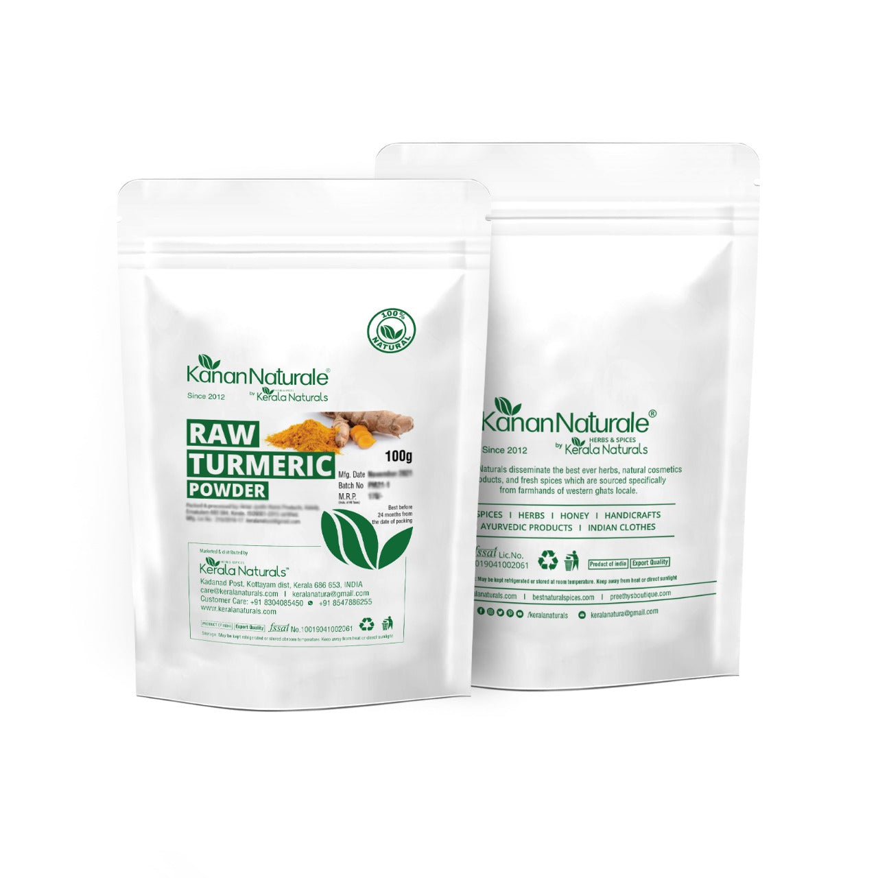 Raw Turmeric Powder